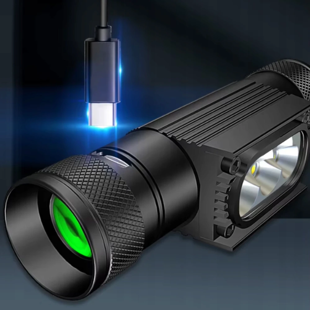 Specter Spectre 5LED priekinis žibintas, USB įkraunamas, vandeniui atsparus 2000lmetui