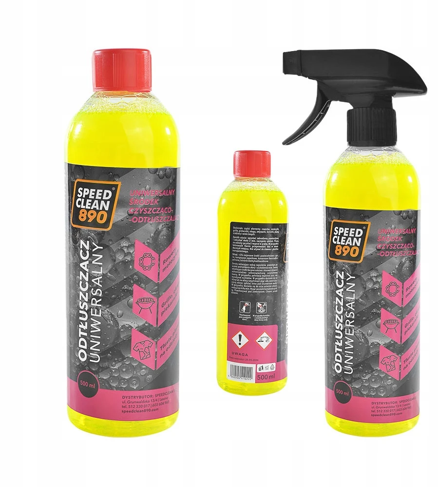 SPEEDCLEAN890 Universalus riebalų tirpiklis 500 ml