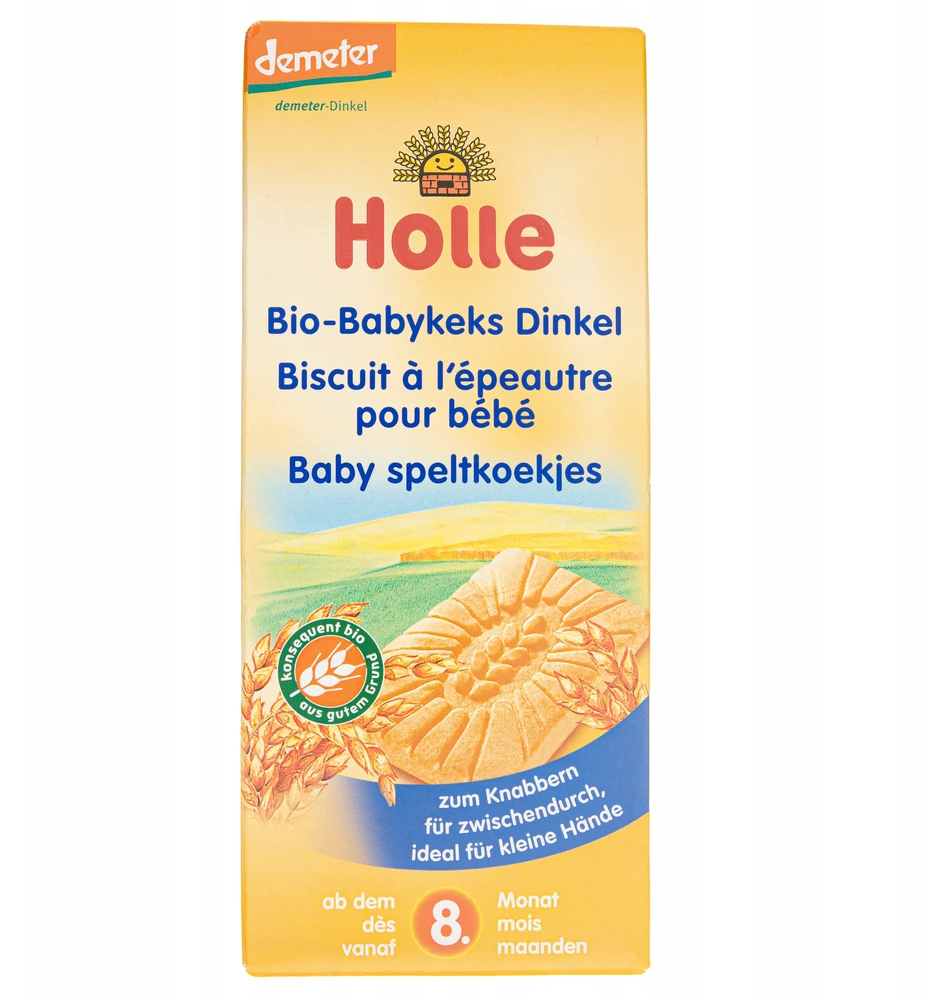 SPELTA SAUSINIAI NUO 8 MĖNESIŲ DEMETER BIO 150 g - HOLLE