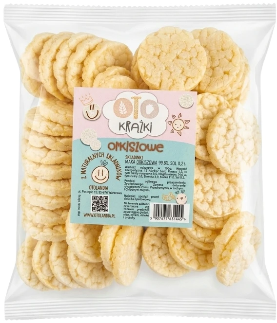 Speltų traškučiai Sveikas traškus užkandis vaikams OTOLANDIA 60g