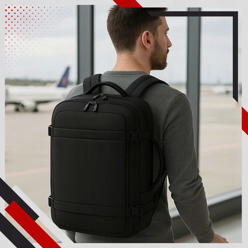 SPI 55 Ryanair BACKPACK 40x20x25 lėktuvui RANKINIS BAGAŽAS Kelionės salone STRONG