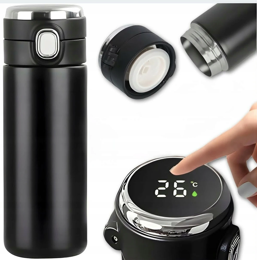 Spi 55 TERMINIS PUODIKALIS KAVOS Termosas SU 420 ml TARPUS LCD EKRANU