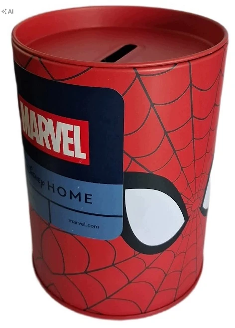 SPIDER MAN. OTWIERANA METALOWA SKARBONKA