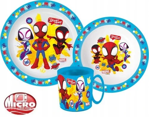 Spiderman puodelis, Spidey mikrobangų pusryčių rinkinys