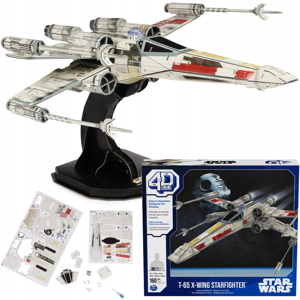 Spin Master STAR WARS 4D dėlionė „Žvaigždžių karai: Xwing“