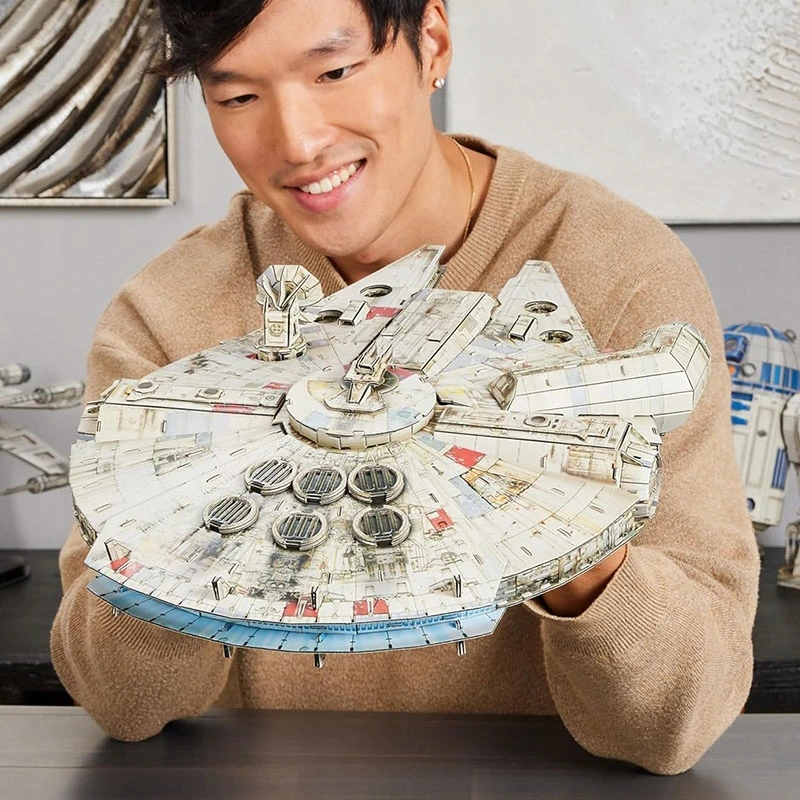Spin Master STAR WARS 4D dėlionė „Žvaigždžių karai: Millennium Falcon“