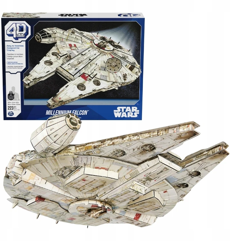 Spin Master STAR WARS 4D dėlionė „Žvaigždžių karai: Millennium Falcon“