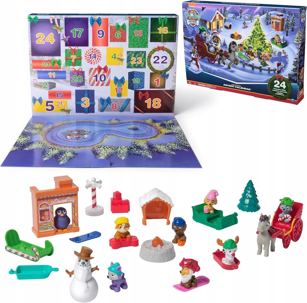 Advento kalendorius „Spin Master PAW Patrol“ aprašymas - Prekės nuotrauka