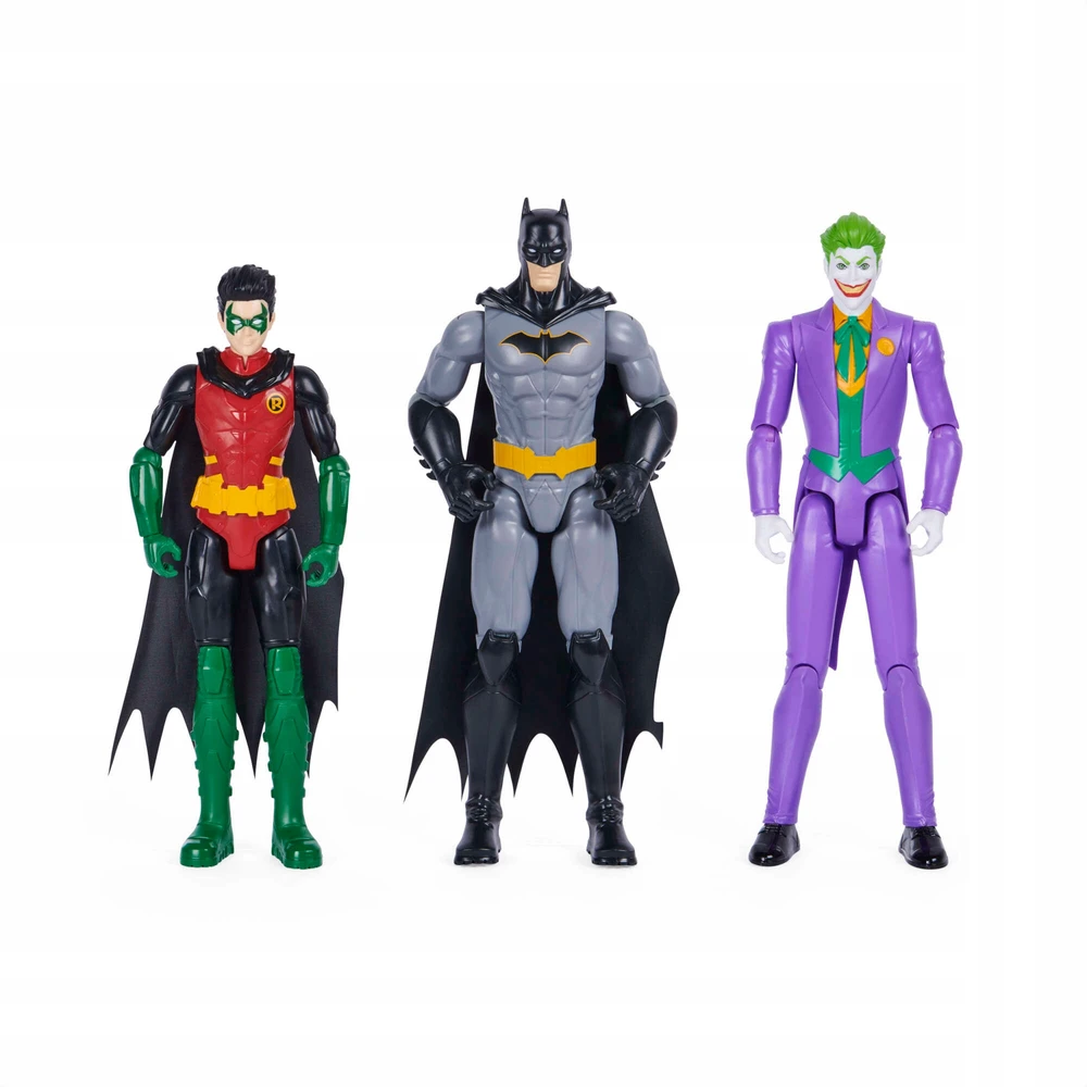 Spin Master BETMEN RINKINYS 3IN1 DC KOMIKAS DIDELIOS FIGURĖS 30CM BETMENAS ROBIN JOKER