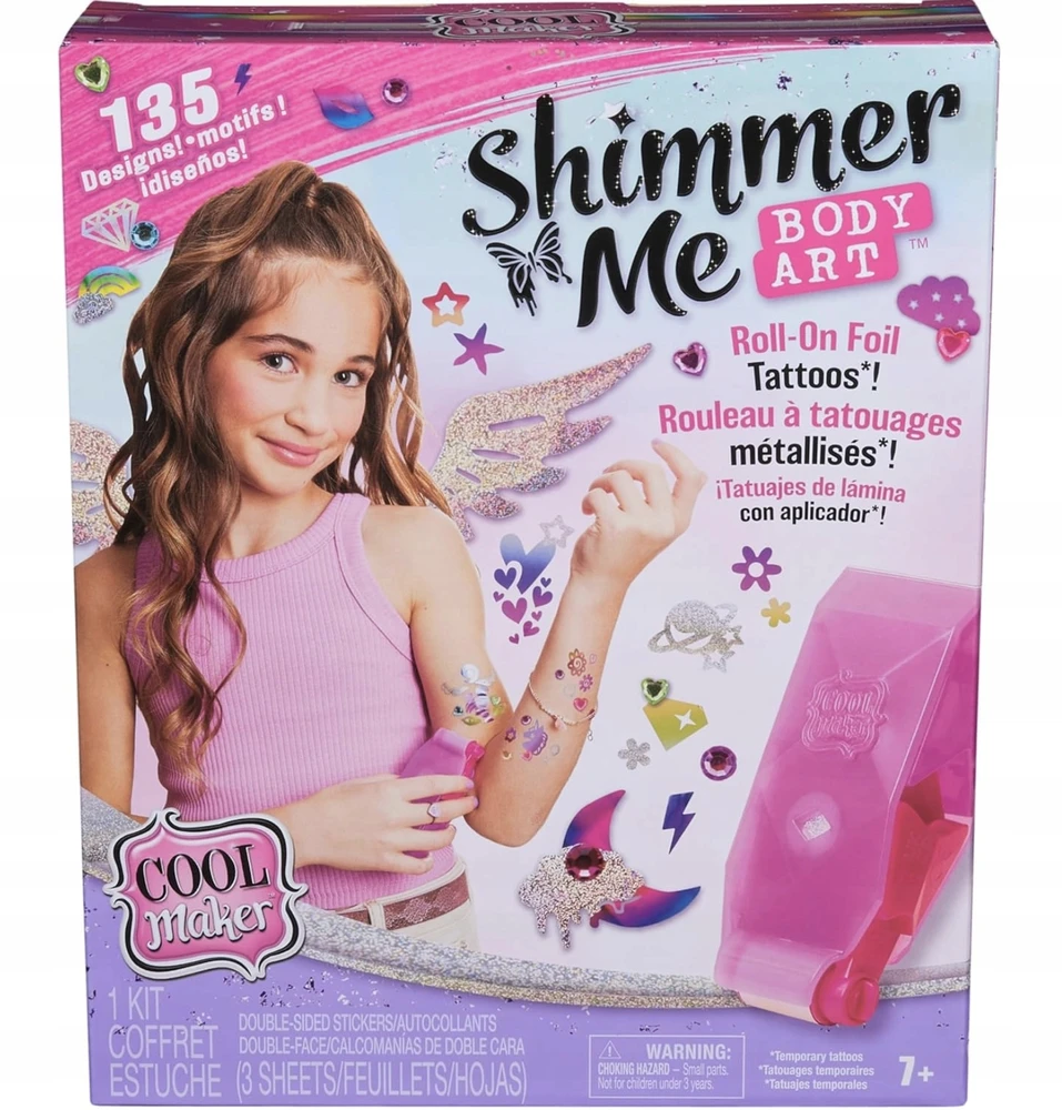 Spin Master COOL! Blizgančios tatuiruotės