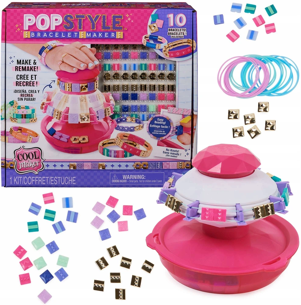 COOL MAKER Apyrankių gaminimo rinkinys POP STYLE