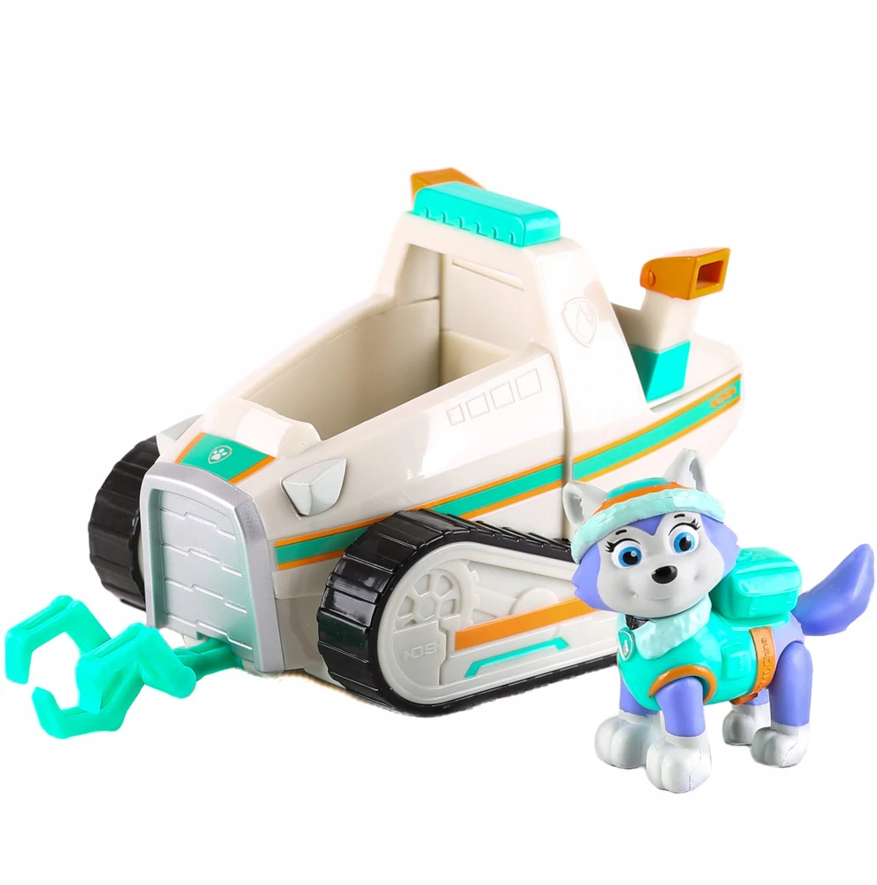Spin Master EVEREST Snowcat gelbėjimo sniego motociklas + PAW PATROL figūrėlė – ribotas leidimas