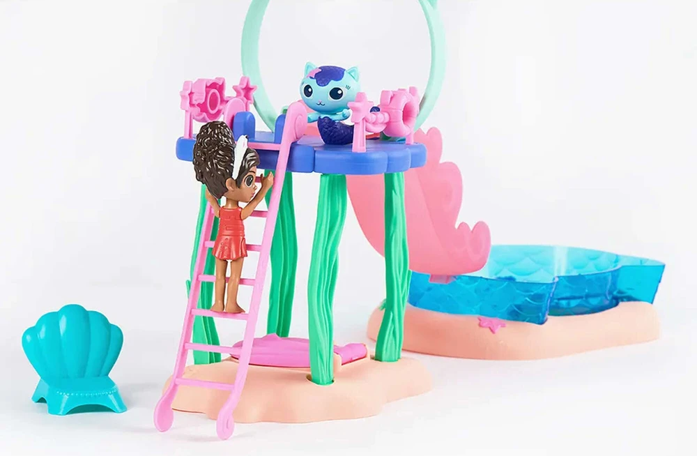 Spin Master Gabby's Dollhouse „Gabi's Cat House Pool Fun“ figūrėlių rinkinys 6067878 WB3