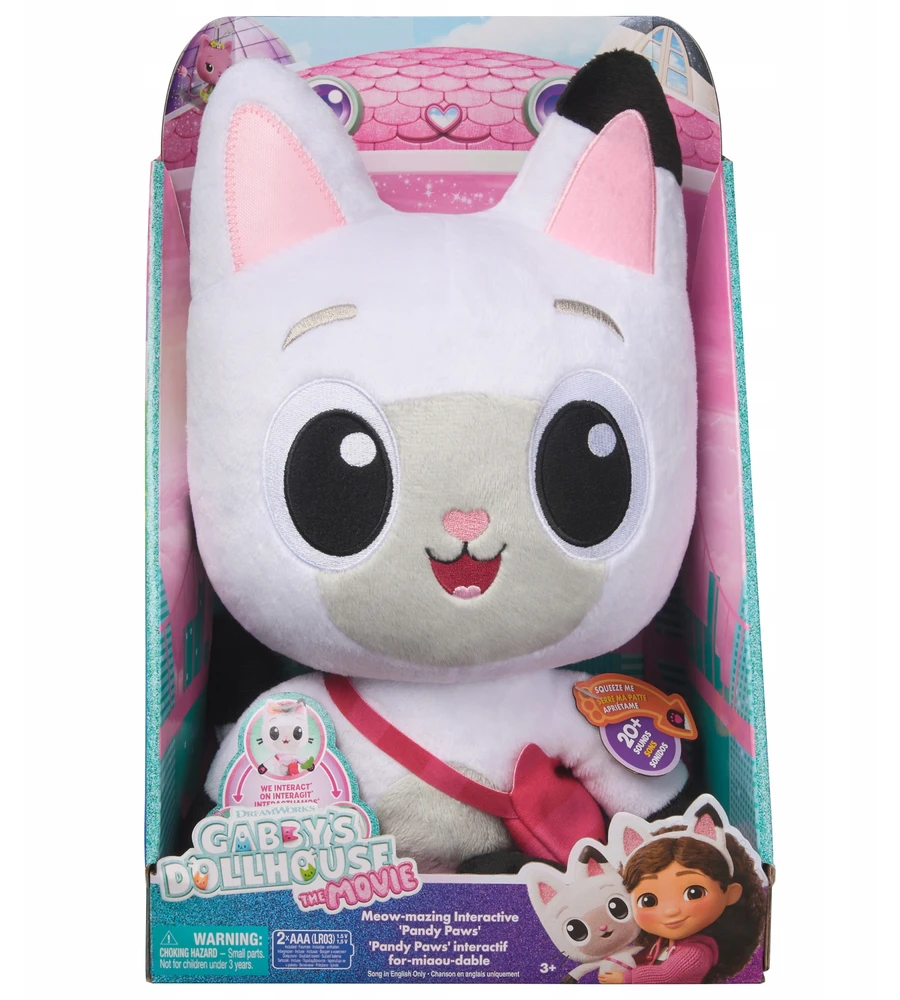 Spin Master Gabby's Dollhouse Gabby filmas – Miau-Gical Pandy Paws pliušinis žaislas (6073661)