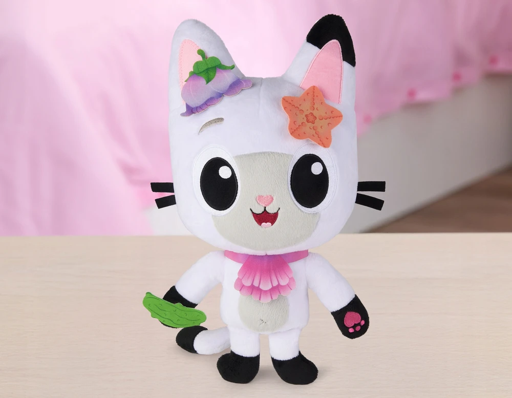 Spin Master Gabby's Dollhouse Gabby filmas – Miau-Gical Pandy Paws pliušinis žaislas (6073661)