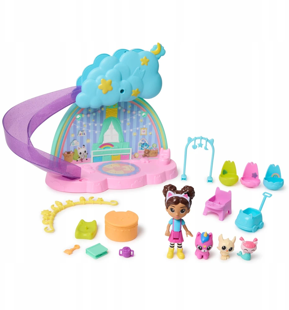Spin Master GABI'S CAT HOUSE KATĖS PRIEŽIŪROS SKAIČIŲ RINKINYS 4 FIGURĖLIAI + PRIEDAI