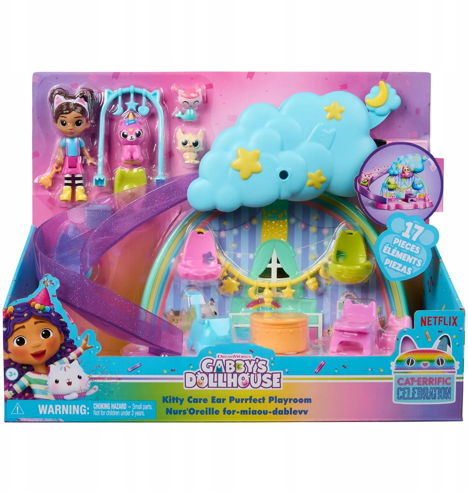 Spin Master GABI'S CAT HOUSE KATĖS PRIEŽIŪROS SKAIČIŲ RINKINYS 4 FIGURĖLIAI + PRIEDAI