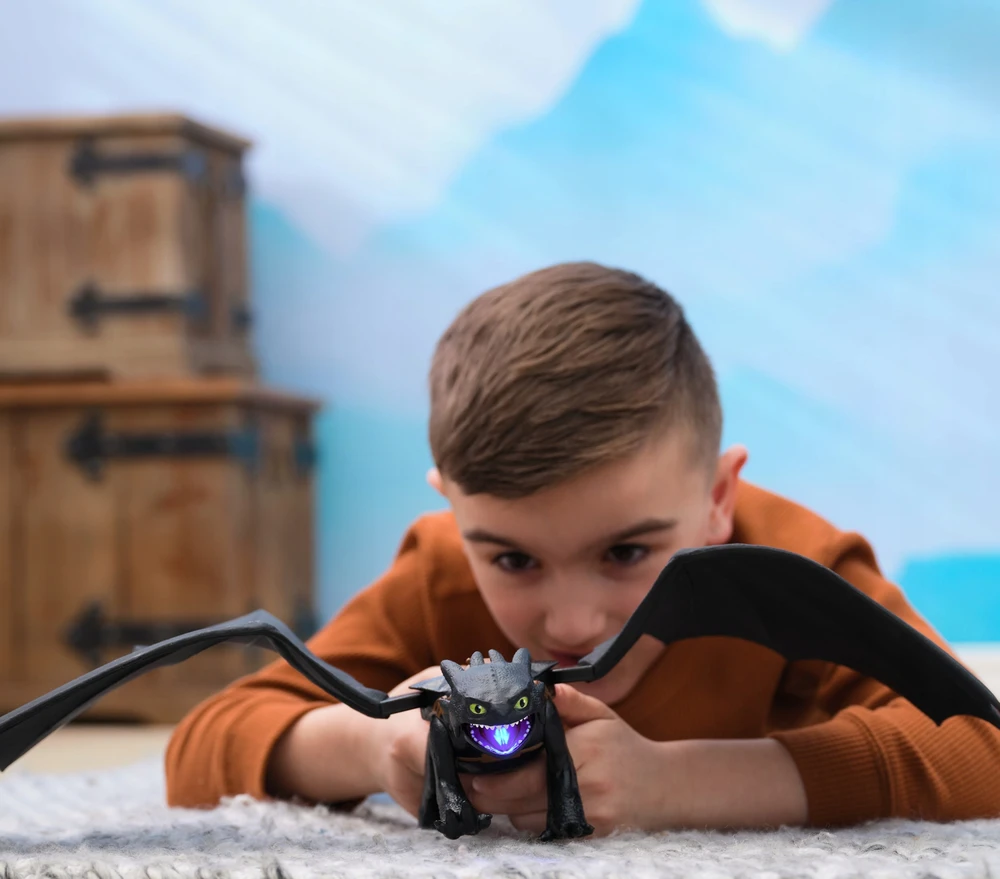 Spin Master DRAGONS Interaktyvus plazma šaudantis slibinas Nakties Įniršis