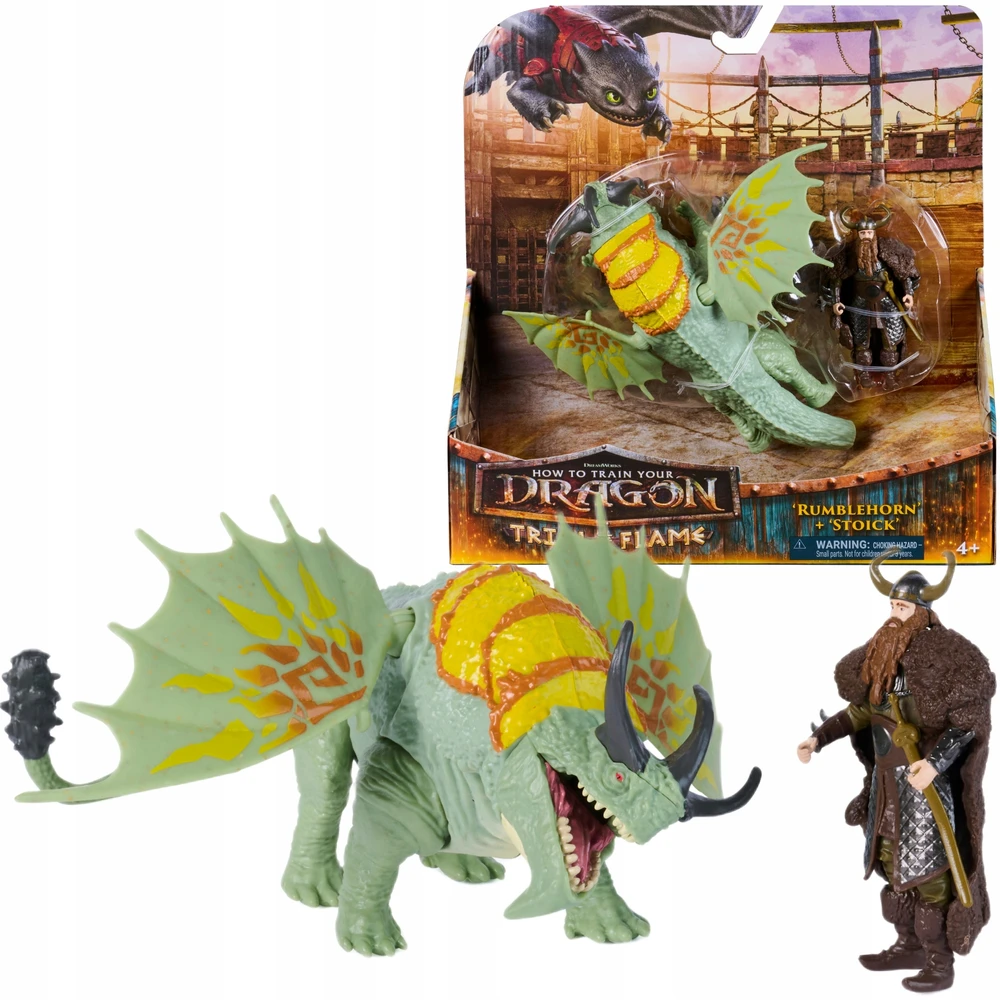 Spin Master Dragons Drakonai – Vikingas ir Drakonas – Rumblehornas ir Stoikas (6075559)