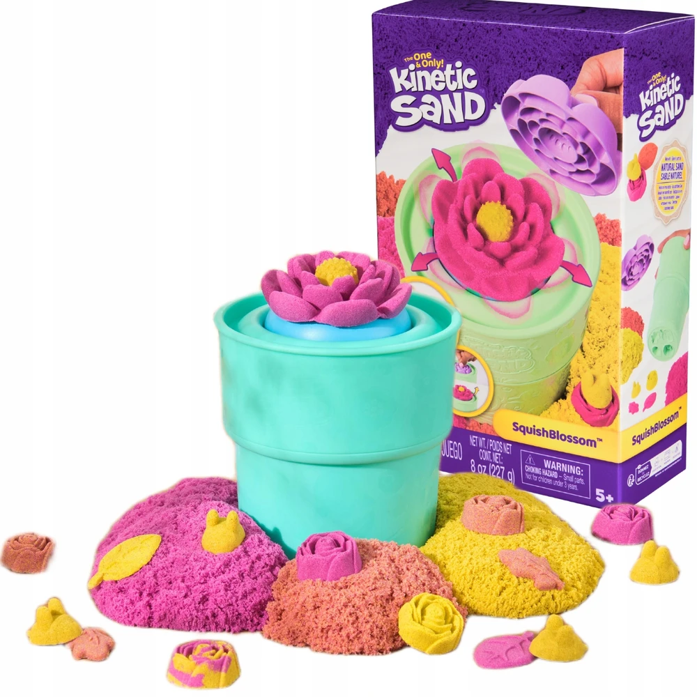 Spin Master KINETIC SAND Rinkinys „Gėlės“