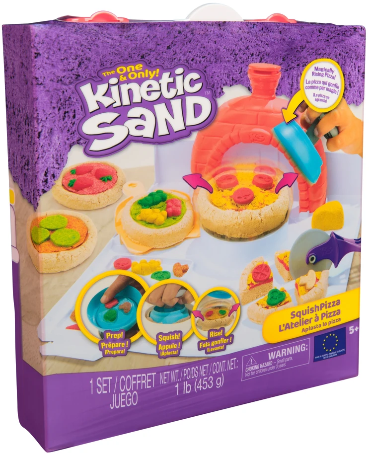 Spin Master KINETINIO SMĖLIO žaidimų rinkinys „SquishPizza“