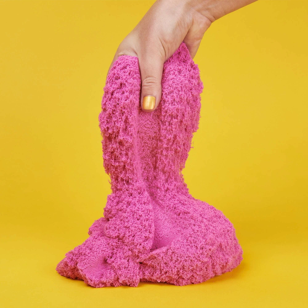 Spin Master Kinetic Sand Kinetinis smėlis – blizgantis smėlis – rožinis (6060800)
