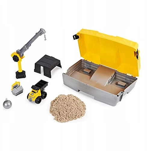 Spin Master Kinetic Sand Kinetinis smėlis – sulankstoma statybinė smėlio dėžė (6055877)