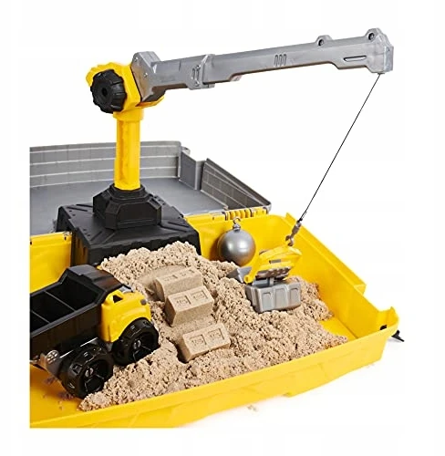 Spin Master Kinetic Sand Kinetinis smėlis – sulankstoma statybinė smėlio dėžė (6055877)