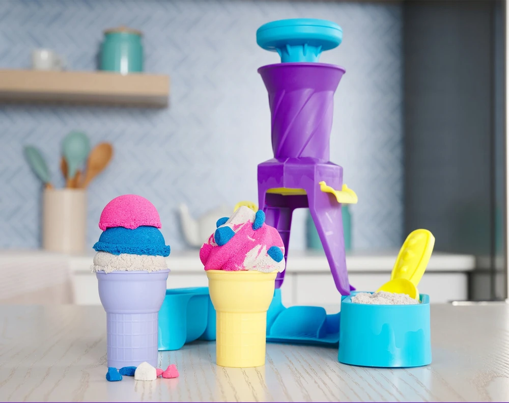 Spin Master KINETIC SAND Rinkinys „Ledainė“