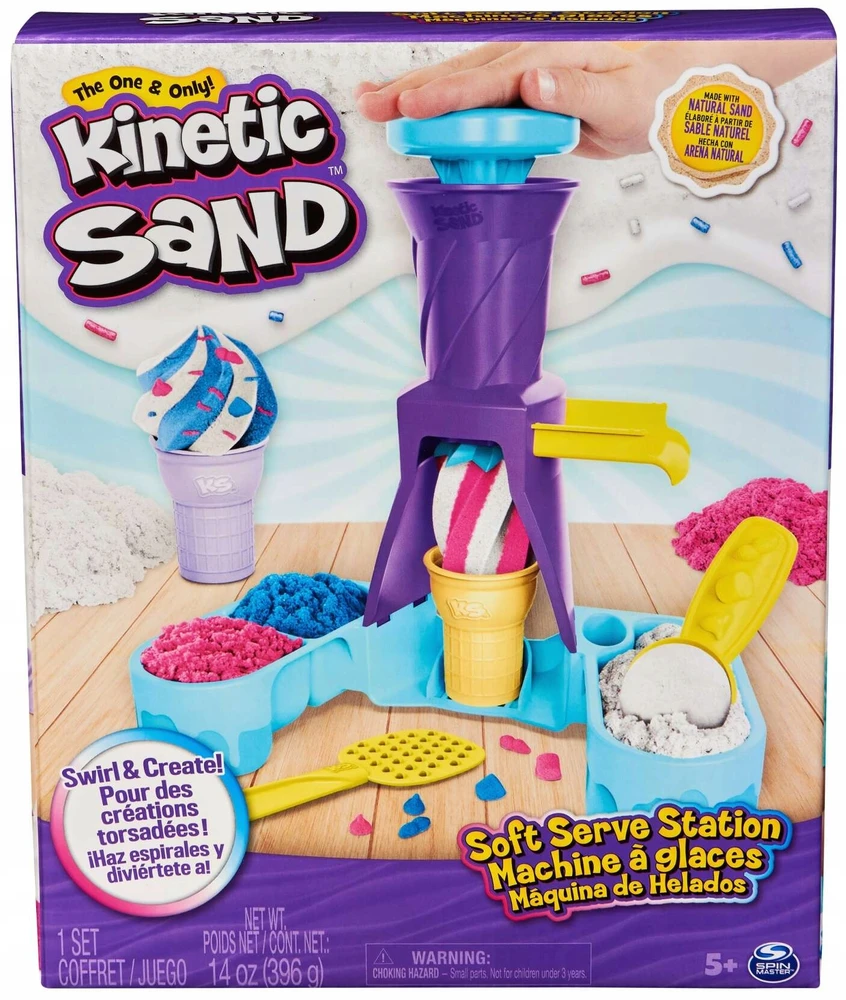 Spin Master KINETIC SAND Rinkinys „Ledainė“