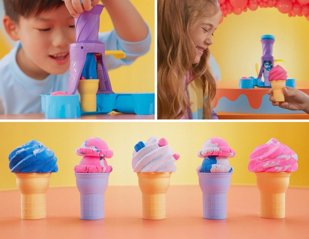 Spin Master KINETIC SAND Rinkinys „Ledainė“