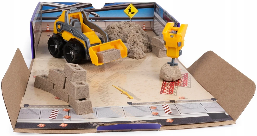 Spin Master Kinetic Sand Kinetinis smėlis – kasimo ir griovimo rinkinys (6044178)