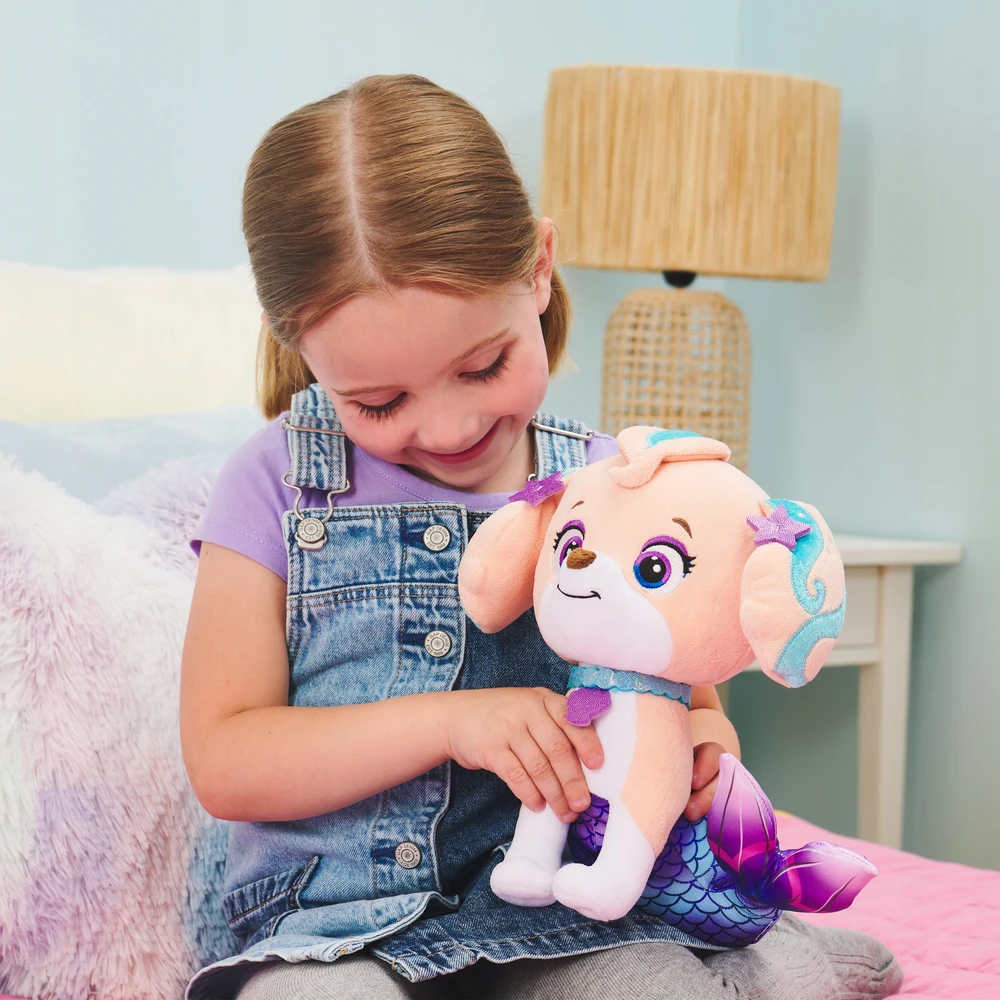 Spin Master LETENĖS PATROLĖS KORALŲ ŠUNYS MASKOTAS MERMAID AQUA PUPS PLIUSAS 23 CM 3+