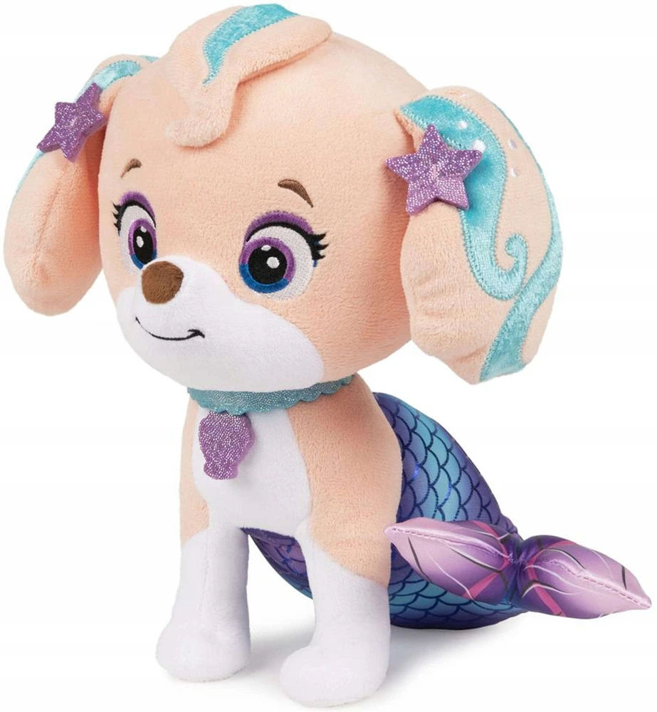 Spin Master LETENĖS PATROLĖS KORALŲ ŠUNYS MASKOTAS MERMAID AQUA PUPS PLIUSAS 23 CM 3+