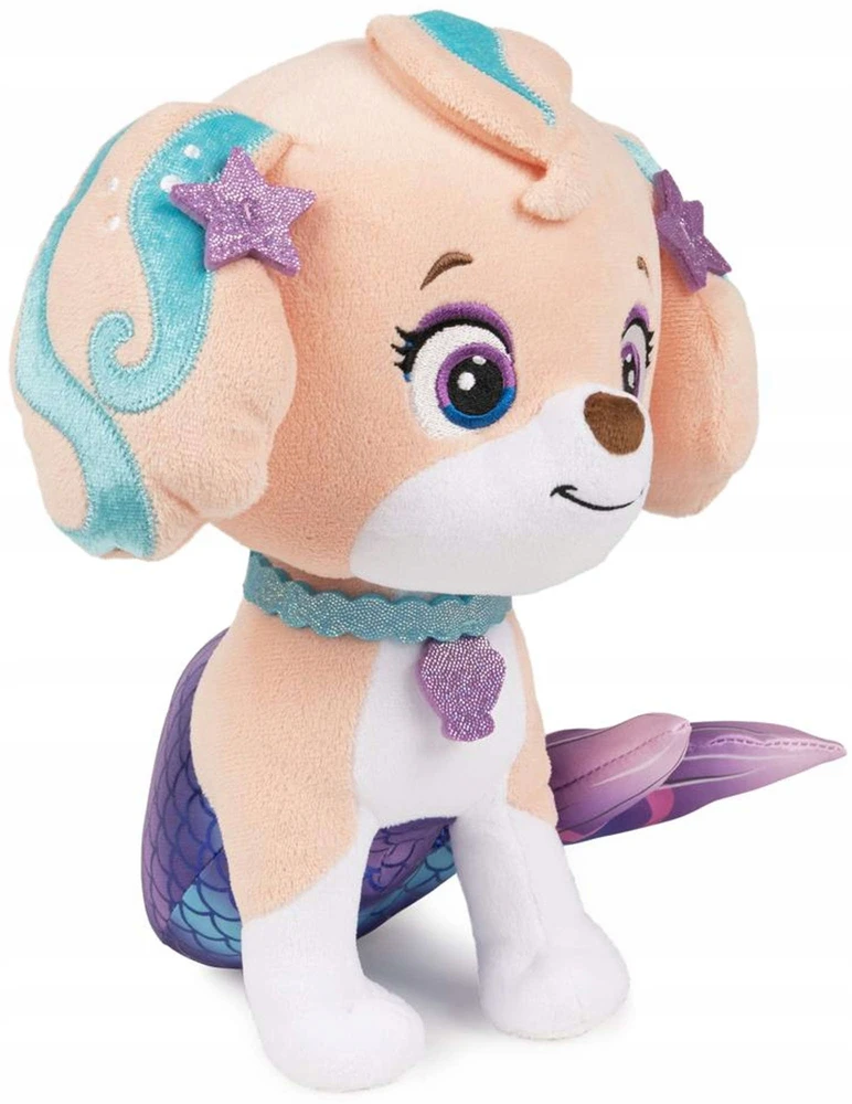 Spin Master LETENĖS PATROLĖS KORALŲ ŠUNYS MASKOTAS MERMAID AQUA PUPS PLIUSAS 23 CM 3+