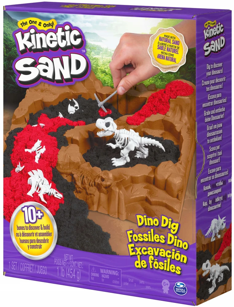Spin Master MAŽAS ARCHEOLOGAS DINOZAURŲ KASINIMO KINETINIS SMELIS 454 G