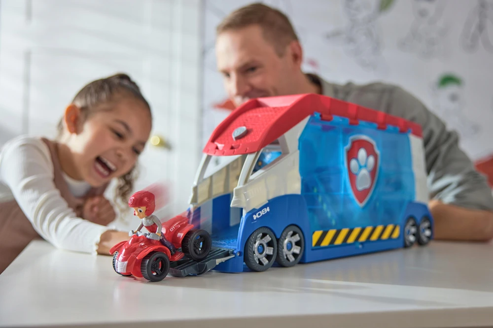 Spin Master Paleidimo ir gelbėjimo sunkvežimis + keturkojis ir judanti Ryderio figūrėlė Paw Patrol Big Patrolman