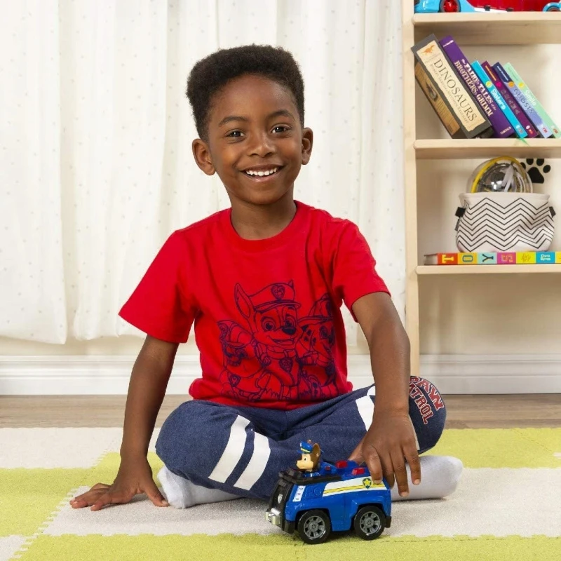 Spin Master PAW PATROL CHASE TRANSPORTO PRIEMONĖS POLICIJOS AUTOMOBILIS + FIGURE PAGRINDINIS AUTOMOBILIŲ AUTOMOBILIS