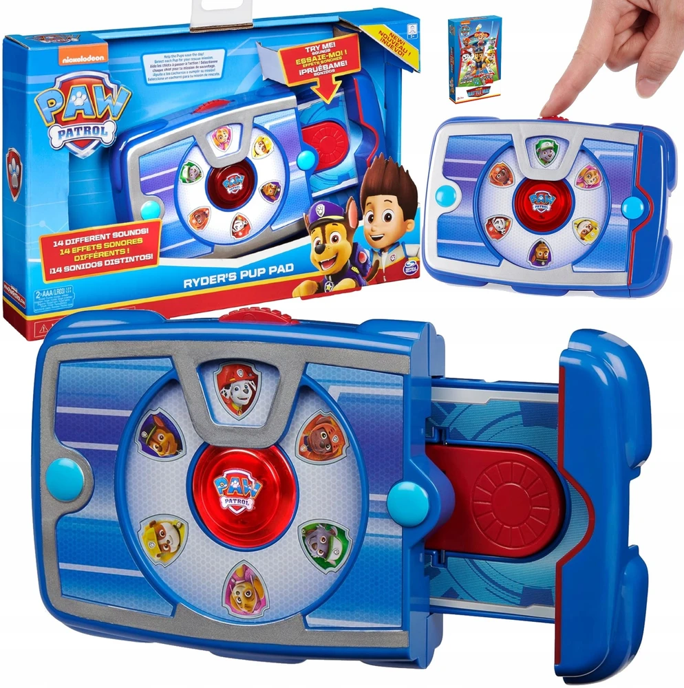 Spin Master Paw Patrol Ryder interaktyvi planšetė sukamasis 18 garsų