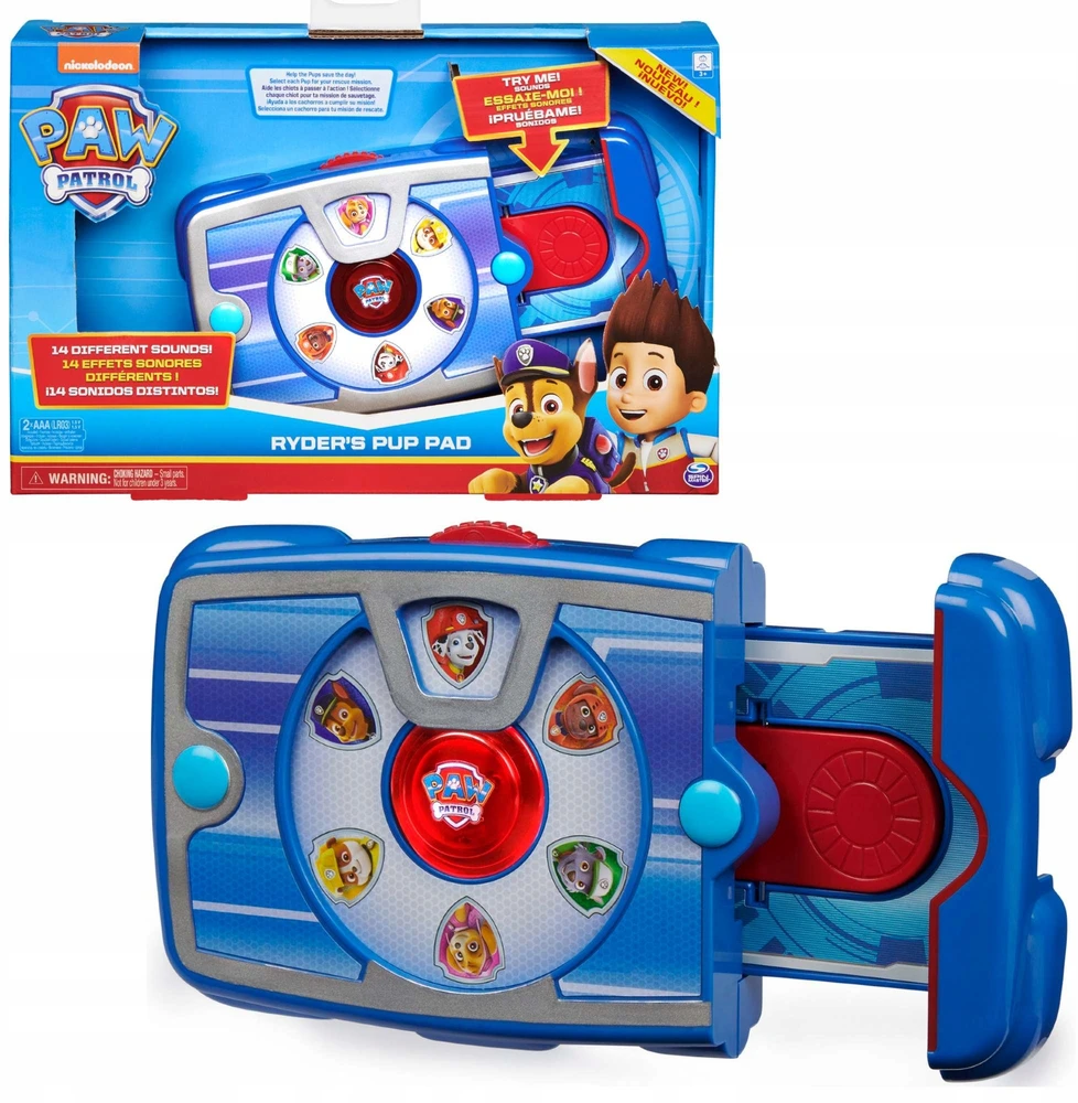 Spin Master Paw Patrol Ryder interaktyvi planšetė sukamasis 18 garsų