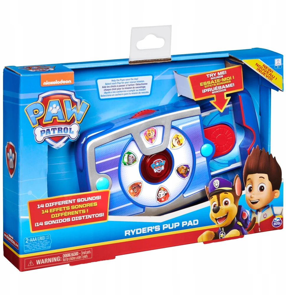 Spin Master Paw Patrol Ryder interaktyvi planšetė sukamasis 18 garsų