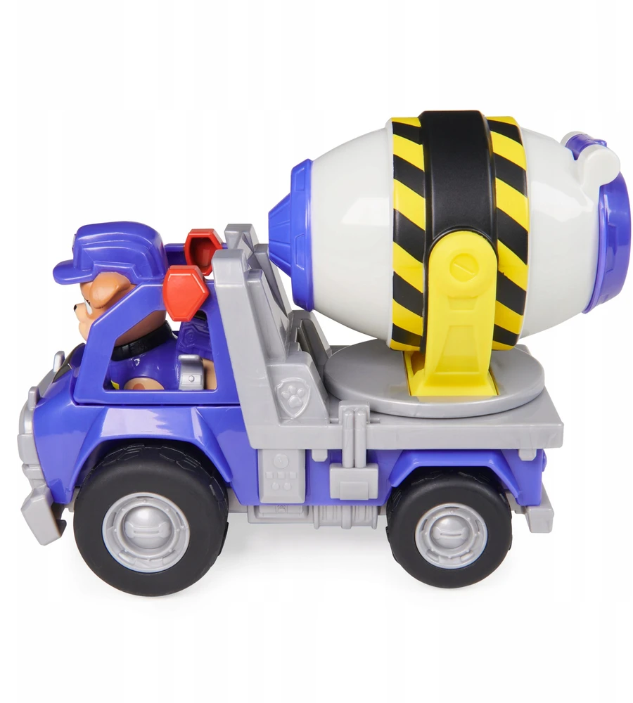 Spin Master PAW PATROL MIX BETONO MIŠYKLĖS STATYBINĖS TRANSPORTO PRIEMONĖS GRUPĖS IR JO EKIPAŽAS + FIGŪRA
