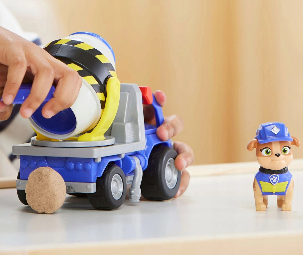 Spin Master PAW PATROL MIX BETONO MIŠYKLĖS STATYBINĖS TRANSPORTO PRIEMONĖS GRUPĖS IR JO EKIPAŽAS + FIGŪRA