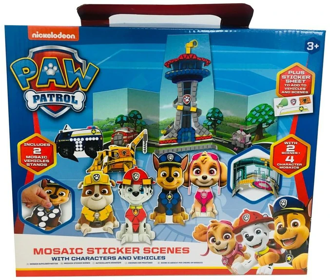Spin Master Paw Patrol mozaikiniai Nickelodeon lipdukai