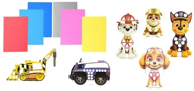 Spin Master Paw Patrol mozaikiniai Nickelodeon lipdukai