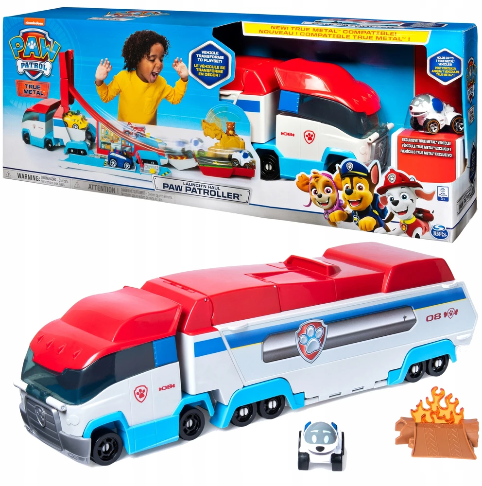 Spin Master PAW PATROL PATROL TRANSPORTER 2in1 paleidimo priemonė