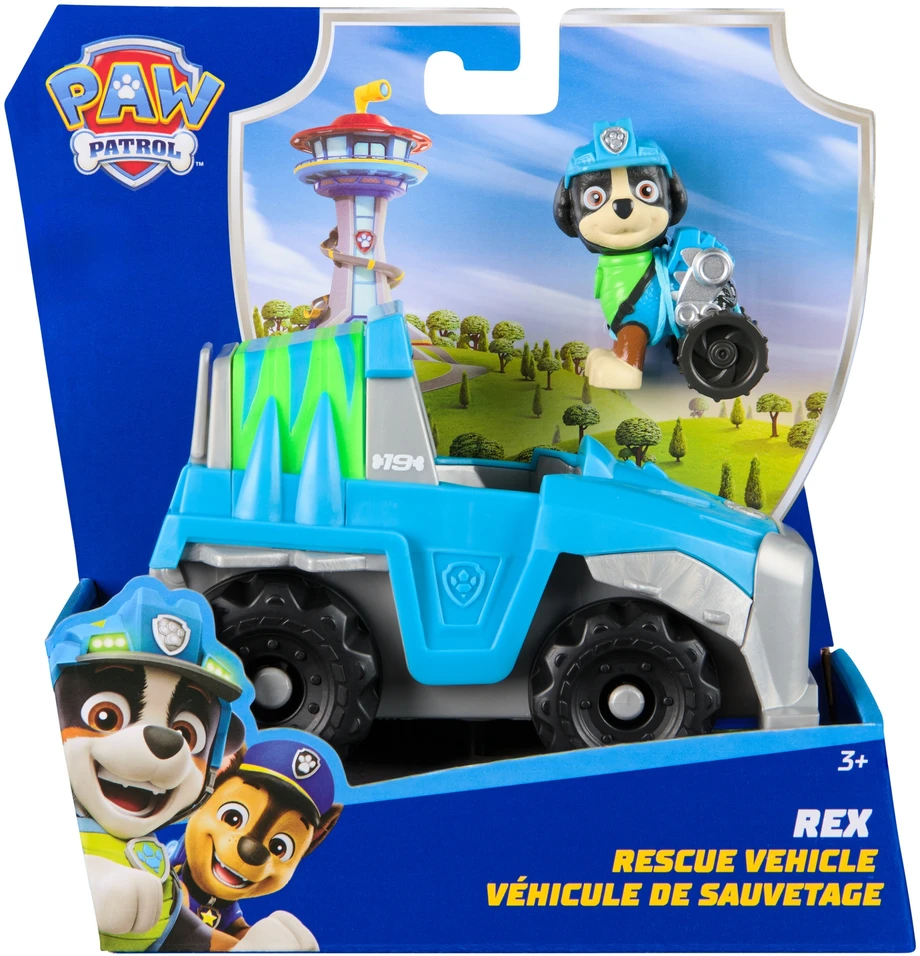 Spin Master PAW PATROL transporto priemonė Rex, 6063452