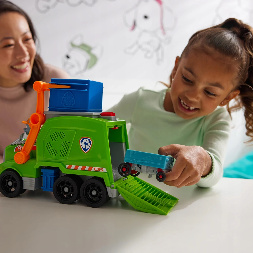Spin Master PAW PATROL transporto priemonė Sustainable Rocky Deluxe Vehicle, 6071248