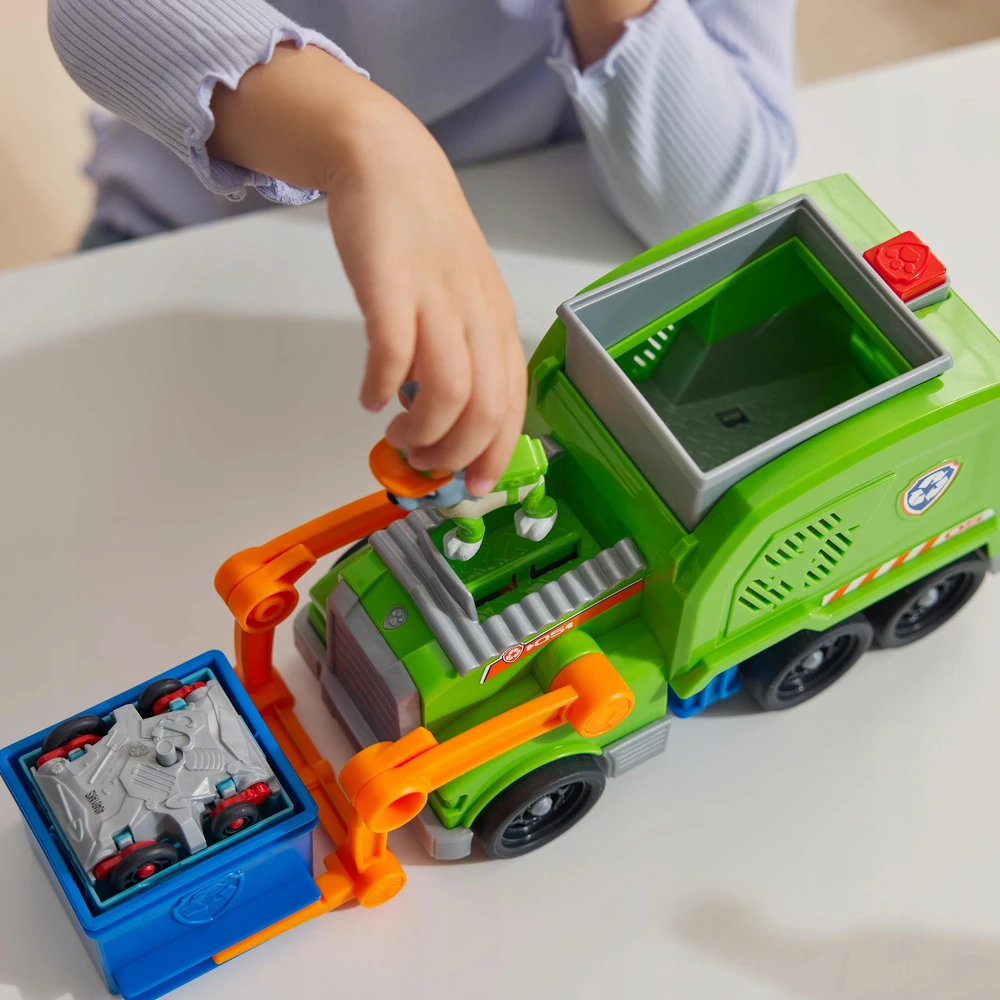 Spin Master PAW PATROL transporto priemonė Sustainable Rocky Deluxe Vehicle, 6071248