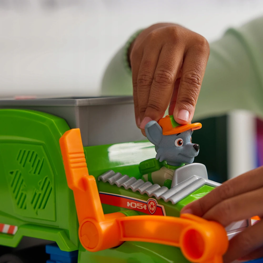 Spin Master PAW PATROL transporto priemonė Sustainable Rocky Deluxe Vehicle, 6071248